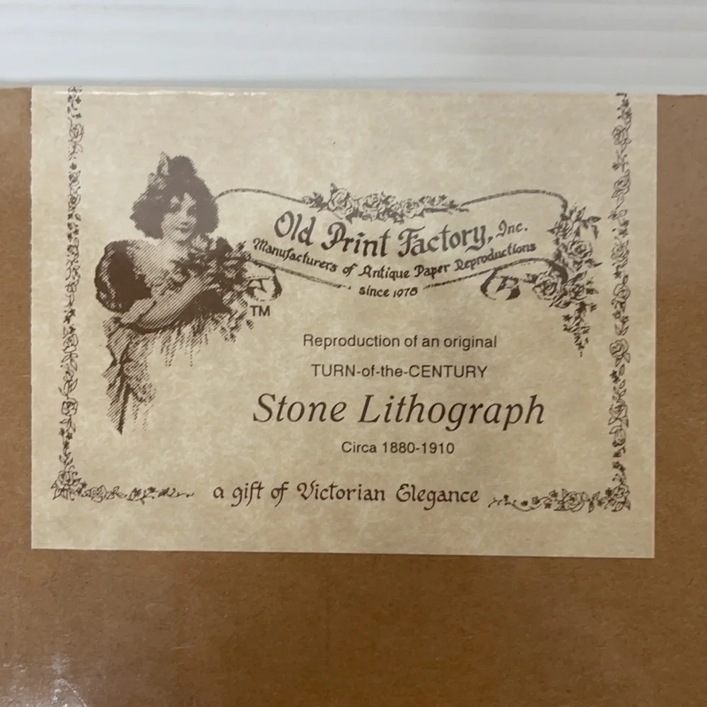 Vintage Lithograph Tooth Fairy Certificate Keepsake Victorian Old Print Factory